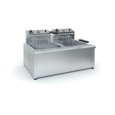 ΕΠΑΓΓΕΛΜΑΤΙΚΗ ΗΛΕΚΤΡΙΚΗ ΦΡΙΤΕΖΑ ΔΙΠΛΗ TZ-F1000/380V/7500W(2X8-10 lt) 380V 73x57x44 cm